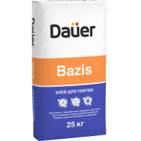 Клей для керамической плитки и керамогранита на пол Bazis Dauer