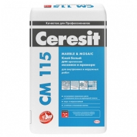 Клей для плитки и мозаики Ceresit (Церезит) CМ 115 Marble & Mosaic