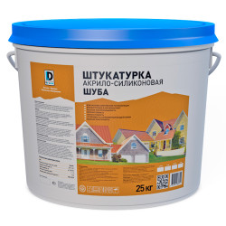 Готовая акрило-силиконовая декоративная штукатурка DE LUXE Короед Готовая акрило-силиконовая декоративная штукатурка DE LUXE Короед