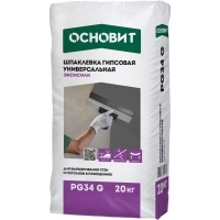 Эконсилк PG34 G шпаклевка гипсовая универсальная Основит