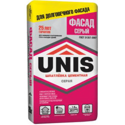 Шпаклевка Фасад Серый UNIS (Юнис) Шпаклевка Фасад Серый UNIS (Юнис)