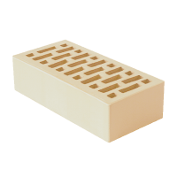 Кирпич Облицовочный Одинарный, М-150,120x250x65, бежевый