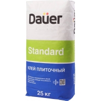 Клей для керамической плитки и керамогранита Standard, 25 кг Dauer