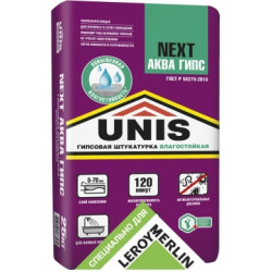 Штукатурка Next Аквагипс UNIS (Юнис) Штукатурка Next Аквагипс UNIS (Юнис)