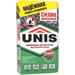 Штукатурка цементная Силин Цокольный UNIS (Юнис) Штукатурка цементная Силин Цокольный UNIS (Юнис)