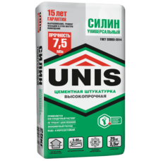 Цементная штукатурка Силин Универсальный UNIS (Юнис)