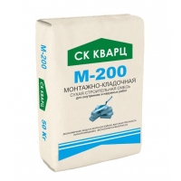 Сухая монтажно-кладочная М-200 СК КВАРЦ Сухая монтажно-кладочная М-200 СК КВАРЦ