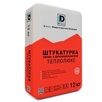 Штукатурка тепло- звукоизоляционная DE LUXE Теплолюкс, 12кг Штукатурка тепло- звукоизоляционная DE LUXE Теплолюкс, 12кг