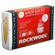 Утеплитель Rockwool Флор Баттс 1000*600*25 мм (Роквул)