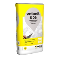 Ремонтный состав для бетона Weber.Vetonit (Ветонит) S 06, 25кг Ремонтный состав для бетона Weber.Vetonit (Ветонит) S 06, 25кг