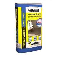 Пол наливной Weber.Vetonit (Ветонит) Fast Level, 20 кг