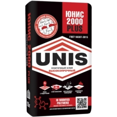 Плиточный клей Юнис 2000 Plus UNIS