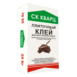 Клей плиточный для внутренних работ СК КВАРЦ