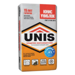 Кладочно-монтажный клей "Униблок зимний" UNIS (Юнис)