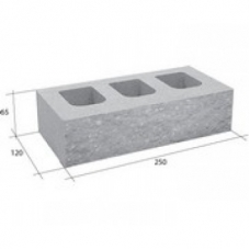 Облицовочный блок СКЦ-65Д бетонный серый