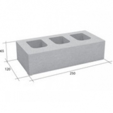 Облицовочный блок СКЦ-65Л бетонный серый