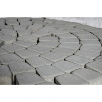 Тротуарная плитка Классико круговая Серая