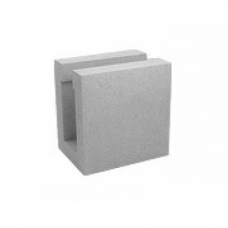 Облицовочный блок СКЦ-15СК бетонный перемычечный серый