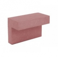 Облицовочный блок СКЦ-29СЛ бетонный накрывочный цветной