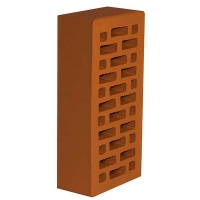 Кирпич Облицовочный Одинарный, 250x120x65 красный персик