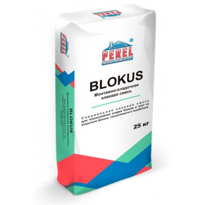 Монтажно-кладочная клеевая смесь BLOKUS Perel  (Перел), 25 кг